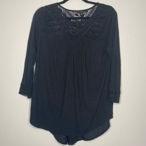 Lucky Brand 3/4 Sleeve Top